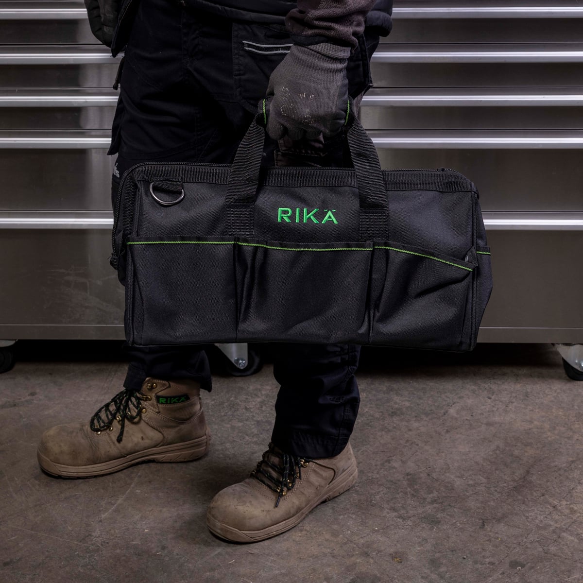 Rikä 2-Piece Tool Bag Set | 16in and 18in | Wide Open-Mouth Design